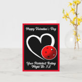 ピックルボール評価 バレンタイン ハート 青 ピックルボール カード (黄色い花)