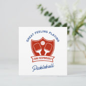 ピックルボール かっこいい デザインを着る 招待状 (スタンド正面)