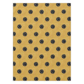 ピックルボール ウェディング ブラック ゴールド バチェラーパーティー テーブルクロス (正面)