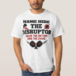 ピックルボール オーダーメイド 名前 The Disruptor Tシャツ