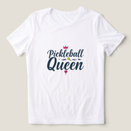ピックルボール クイーン シャツ 👑🏓 | かわいいピックルボール Tシャツ