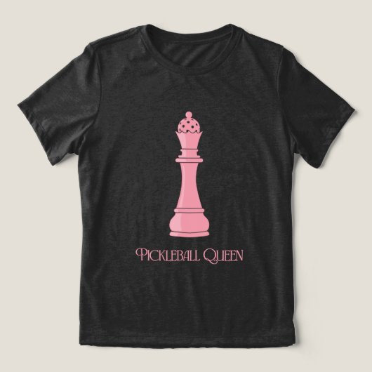 ピックルボール クイーン トライブレンドTシャツ (デザイン正面)