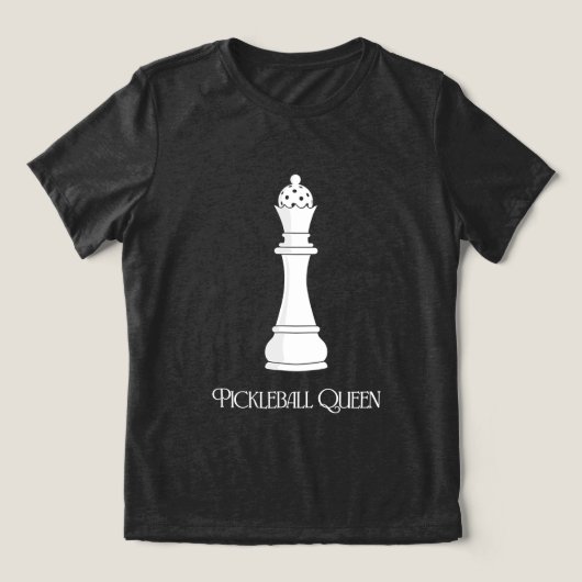 ピックルボール クイーン トライブレンドＴシャツ (デザイン正面)