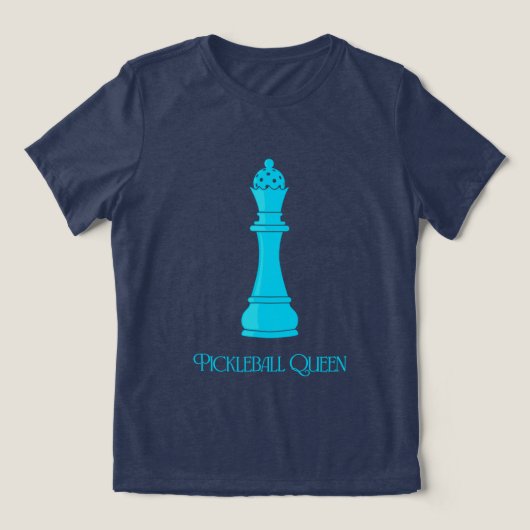 ピックルボール クイーン トライブレンドＴシャツ (デザイン正面)