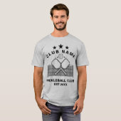 ピックルボール クラブ名 名入れ Tシャツ (正面フル)