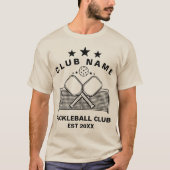 ピックルボール クラブ名 名入れ Tシャツ (正面)