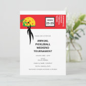 ピックルボール クラブ 会社 選手権 週末 イベント 招待状 (スタンド正面)