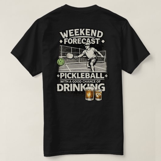 ピックルボール クラブ  Tシャツ (デザイン裏面)