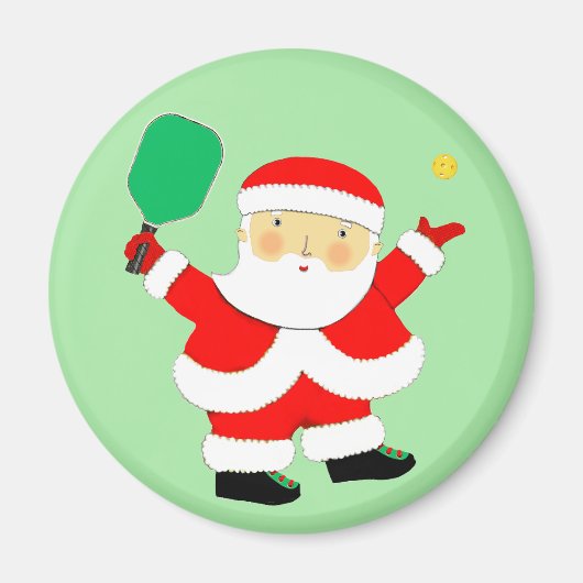 ピックルボール クリスマスストッキング マグネット (正面)