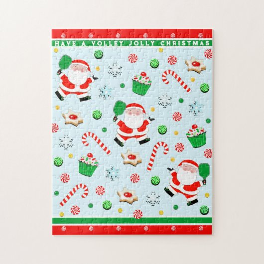ピックルボール クリスマス ジグソーパズル (縦)