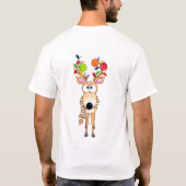 ピックルボール クリスマス トナカイ Tシャツ (裏面)