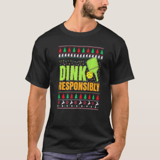 ピックルボール クリスマス ピックルボール クリスマス ださいセーター Tシャツ