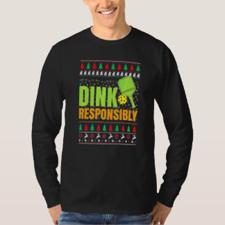 ピックルボール クリスマス ピックルボール クリスマス ださいセーター Tシャツ