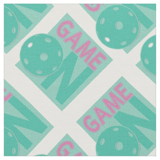 ピックルボール：ゲームオン！ ファブリック (クローズアップ)