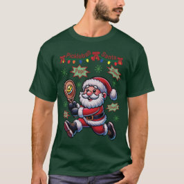 ピックルボール サンタクロース クリスマス Tシャツ