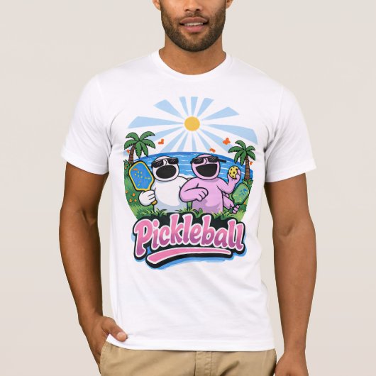 ピックルボール ジャージー 半袖Tシャツ Tシャツ (正面)