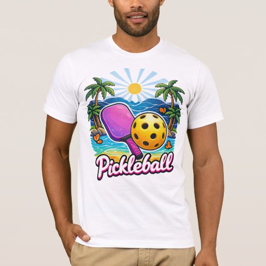 ピックルボール ジャージー 半袖Tシャツ Tシャツ (正面)