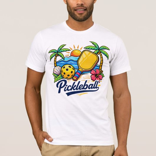 ピックルボール ジャージー 半袖Tシャツ Tシャツ (正面)