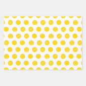 ピックルボール スポーツ ゲーム ボール ネット テキスト 面白 ラッピングペーパーシート (正面2)