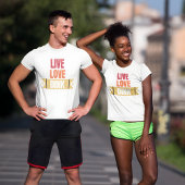 ピックルボール チーム Live Love Dink Tシャツ