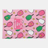 ピックルボール デコ キッチン タオル (横)
