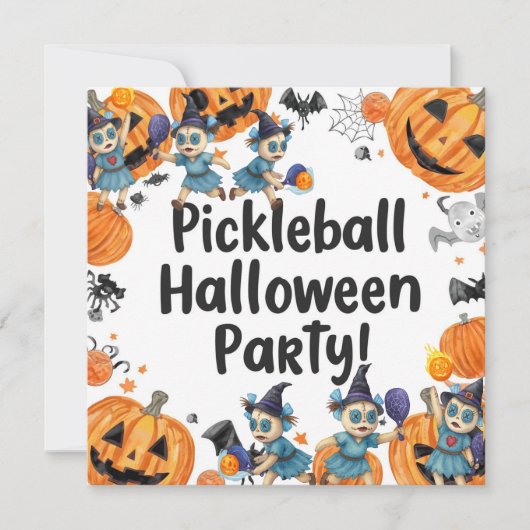 ピックルボール・ハロウィンパーティー セーブザデート (正面)