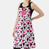 ピックルボール パドル ボール ピンク ブラック 個人用オリジナル エプロン (インサイチュ)