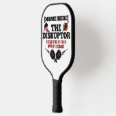 ピックルボール パーソナライズドネーム The Disruptor パドル (左)
