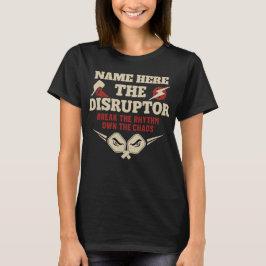 ピックルボール パーソナライズドネーム THE DISRUPTOR Tシャツ