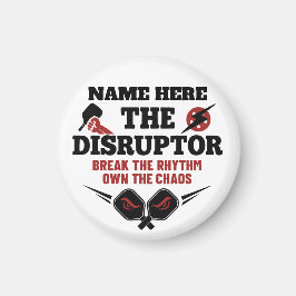 ピックルボール パーソナライズド 名前 The Disruptor マグネット