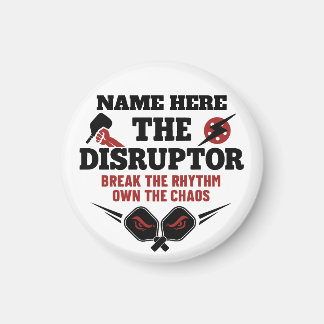 ピックルボール パーソナライズド 名前 The Disruptor マグネット