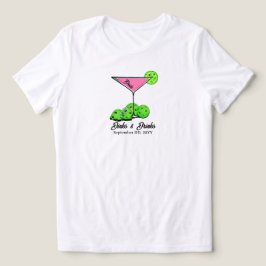 ピックルボール ブライダルシャワーディンクス&ドリンク カスタマイズ トライブレンドTシャツ