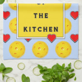 ピックルボール ラブ キッチンタオル (折り畳み)