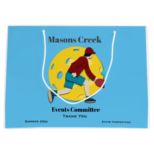 ピックルボール ラージペーパーバッグ (正面)