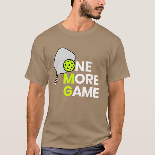 ピックルボール・ワンモアゲーム 女子ギフト Tシャツ (正面)