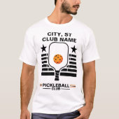 ピックルボール  名前入り ピックルボール Tシャツ (正面)