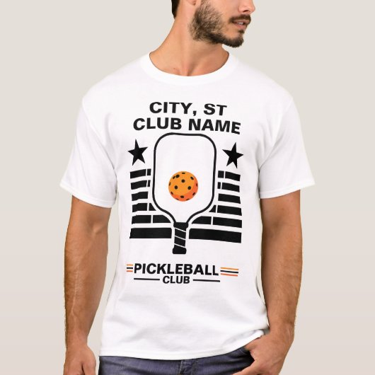 ピックルボール 名前入り ピックルボール Tシャツ (正面)