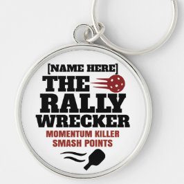 ピックルボール 名前入り The Rally Wrecker キーホルダー