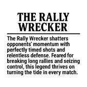 ピックルボール 名前入り THE RALLY WRECKER マグネット