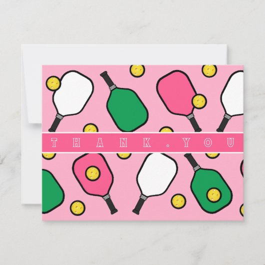 ピックルボール 感謝カード (正面)