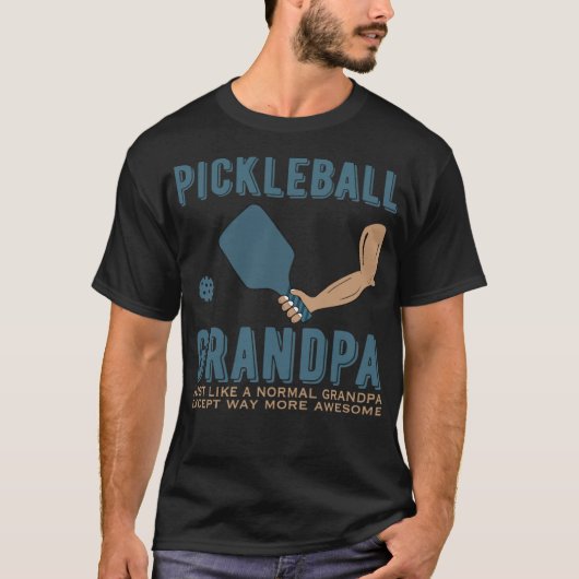 ピックルボール 普通の日はナマステ 笑 Tシャツ (正面)