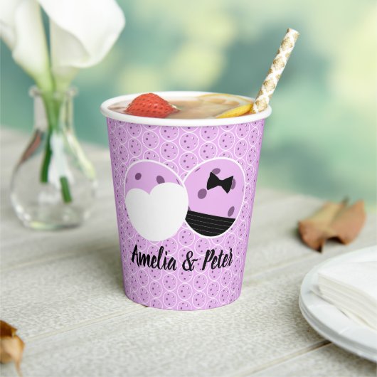 ピックルボール 結婚式の前に最後のスイング 紙コップ (インサイチュ)