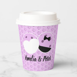 ピックルボール　結婚式の前に最後のスイング 紙コップ