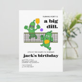 ピックルボール 誕生日, ピックルボール インビテーション, 40歳 招待状 (スタンド正面)