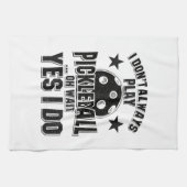 ピックルボール – I Don't 遊 Walyse Pickleball キッチンタオル (横)