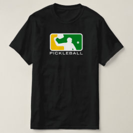 ピックルボールTシャツ：専攻のリーグ（緑/白） Tシャツ