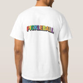 ピックルボールTシャツ Tシャツ (裏面)