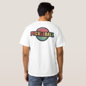 ピックルボールTシャツ Tシャツ (裏面フル)