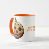 ピックル不気味ボールパンプキンピックボールハロウィーン マグカップ (正面左)