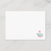 ピックル名門私立校風のボールカントリークラブサンキューカード エンクロージャーカード (裏面)